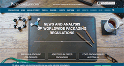 Desktop Screenshot of packaginglaw.com